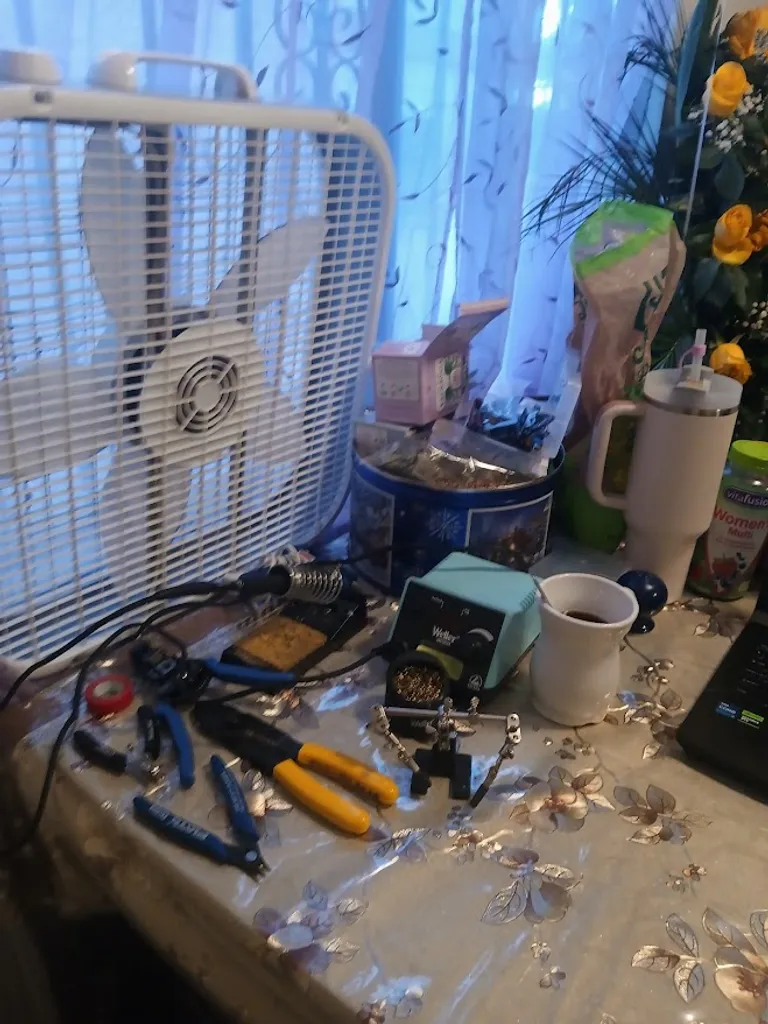 EDD-Borrow Home Soldering Set Up